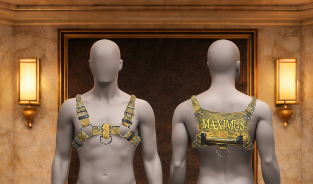 Feral Leathers Signature Bulldog Harness